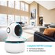 thumbnail image 5 of Video Baby Monitor Audio Baby Monitor, cámara de seguridad WiFi 1080P cámara IP inalámbrica cámara domo interior para el hogar con visión nocturna por infrarrojos, audio bidireccional y almacenamiento en la nube BANYUO Electrónica, 5 of 6