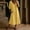 Yellow, variant on FDGIU Women's V Neck 3/4 Sleeve High Waist Gathered Pocket Loose Flowy Linen Midi Dress, Boho Beach Vacation Casual Home Lounge Swing Long Dresses