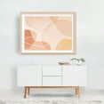 thumbnail image 5 of Contemporary Flow Peach Beige - Painting Oak Framed Wall Art Print 16 x 24 inches, 5 of 6