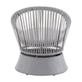 thumbnail image 4 of Modern Swivel Wicker Lounge Chair with Rattan Iron Frame Round Design for Living Room Patio Balcony, 4 of 12