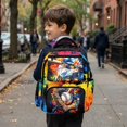 thumbnail image 5 of Bulopur Baseball Kids Backpack for Boys, Cool Sports Print School Bag Lightweight/Breathable/Durable/Waterproof Multi-Pocket Book Bag for Elementary Students, 5 of 7