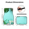 thumbnail image 3 of Balery Tropical Pineapple Pattern 4-Piece Floor Mats, Heavy-Duty Rubber Liners, Anti-Slip Design, All-Season Automotive Protection, Vehicles, Cars, Trucks, and SUVs, 3 of 5
