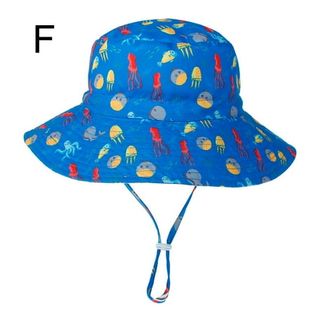 

〖TOTO〗Kids Hats Caps Baby Boys Girls Summer Sun Protection Hat Sunscreen Cap Hat Fisherman S Hat