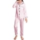 thumbnail image 1 of Niñas Ropa Color Sólido Manga Larga Traje de Hogar 60% Algodón 40% Lino, Invierno Bebé Niños Ropa Conjunto para Niño Pequeño, 1 of 7