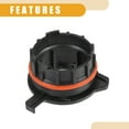 thumbnail image 5 of Unique Bargains 1 Pair Automotive LED Headlight Bulb Retainer Adapter Holder Socket Car Headlight Socket for BMW Plastic, 5 of 6