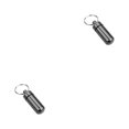 thumbnail image 3 of Pastillero portátil Eigraketly de aluminio impermeable hermético dorado Negro 2Conjunto, 3 of 6