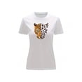 thumbnail image 2 of Playera Blusa Con Estampado De Jaguar Animal Print Ropa Para Mujer Color Blanco Talla Grande Marca Emil SaEs, 2 of 4