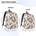 thumbnail image 2 of Lafuoo Flying Butterflies-1 Pattern Canvas Backpack, Zipper Laptop Backpack Travel Bag Sports Bag Unisex-Small, 2 of 5