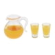 thumbnail image 3 of Juego de 3 vasos de vidrio en miniatura a escala 1/12, botellas, accesorios para comer y beber en casa de muñecas Jugo, 3 of 9