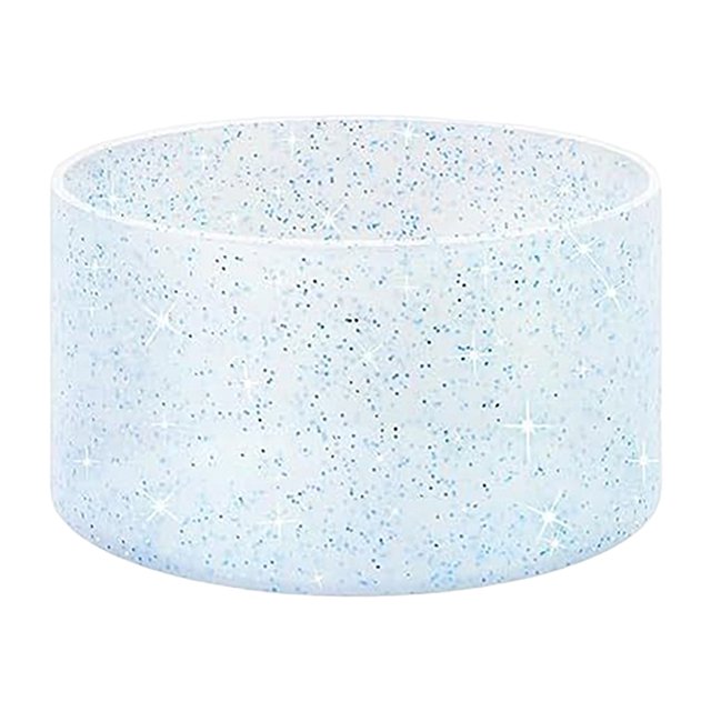 Funda de silicona para taza con purpurina y aislamiento térmico para botella de agua