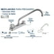 thumbnail image 2 of Llave Mezcladora Agua Fregadero O Tarja De Cocina Alfa  &nbsp;Acero Inox Manerales Rey Metal, 2 of 2
