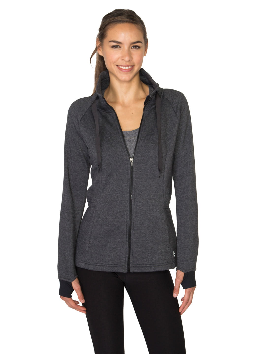 RBX - RBX Active Women's Fleece Heathered Anorak Jacket - Walmart.com ...