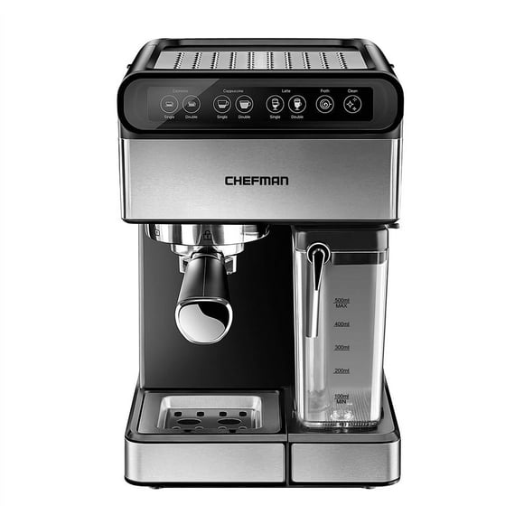 Máquina de Espresso Chefman Profesional de Acero Inoxidable