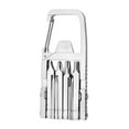 thumbnail image 2 of Ouvre-bouteille Pliant Multifonction en Acier Inoxydable & Support de Téléphone Ensemble de Tournevis Portable Gadget Compact pour Camping & Randonnée (Lot de 1), 2 of 6