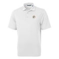 thumbnail image 2 of Men's Cutter & Buck White Miami Dolphins Throwback Logo Virtue Eco Pique Recycled Polo, 2 of 3