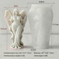 thumbnail image 2 of JDH 2PCS Angel Girl Resin Casting Molds - Preservation of Integrated Design Details Silicone 3D Angel Molds for Candle Plaster Ornament Making & Home Decor, 2 of 10