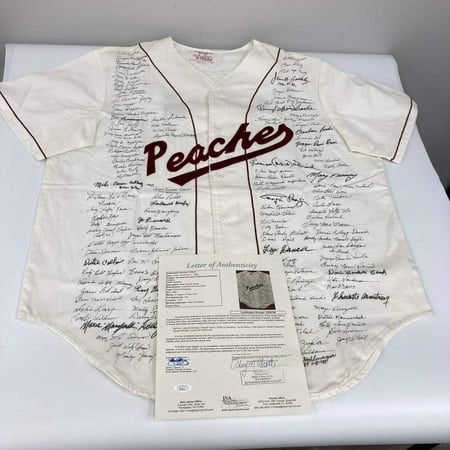 The Finest “A League Of Their Own” AAGPBL Signed Jersey 126 Sigs! JSA COA The Finest “A League Of Their Own” AAGPBL Signed Jersey 126 Sigs! JSA COA