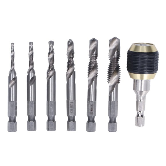 Quick change drill bit chuck, tap, self-locking connecting rod for electric drills. Quick change drill