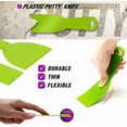 thumbnail image 5 of Spatula,5 PCS Plastic Wallpaper Scraper Putty Knives Drywall Blade Scraper Plastering Tools for Walls, 5 of 5