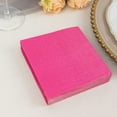 Efavormart 50 Pack | 5"x5" Fuchsia Soft 2-Ply Paper Beverage Napkins ...