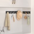 thumbnail image 3 of Rawiri Percha plegable de pared, percha que ahorra espacio para abrigos, sombreros, bufandas, llaves, etc., 3 of 5