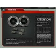 thumbnail image 2 of Front Premium Drill&Slot Brake Rotors Ceramic Pad Fit 2001 Mitsubishi Eclipse V6, 2 of 2