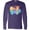 Purple, variant on Inktastic Halloween Monsters Long Sleeve T-Shirt