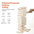 thumbnail image 4 of VEVOR Tumbling Timber Toy 60 Blocks Giant Tumble Tower Blocks Game Pine Wood Box, 4 of 9