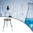 thumbnail image 2 of Scienceny Trípode de laboratorio fácil de transportar Amplia aplicación en diversos entornos Trípodes de laboratorio ajustables Material de laboratorio, 2 of 6