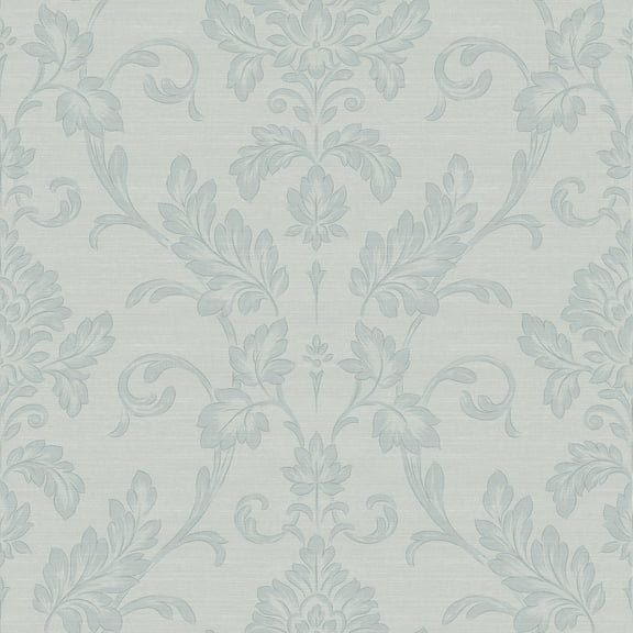Sirpi Wallcoverings Antonella Light Blue Scroll Wallpaper