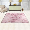 thumbnail image 3 of Gladiolus Flowers Pink Area Rugs Colorful Large Non-Slip Floor Matative Carpets Doormat for Kitchen Living Dining Dorm Playing Room Bedroom 31 x 20inch Home Decor, 3 of 7