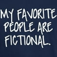 thumbnail image 3 of CafePress - My Favorite People Are Fictional Dark T Shirt - Men's Classic Graphic Cotton T-Shirt, 3 of 4