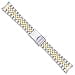 thumbnail image 3 of deBeer Jubilee Style Link Metal Watch Band - Two-Tone - 22mm, 3 of 4
