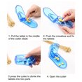 thumbnail image 4 of ZheElen Plastic Pill Refillable Splitter Portable Tablet Manual Crusher Reusable Storage Box Personal Organizer Blue 1Set, 4 of 5