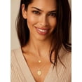 thumbnail image 3 of U7 Mother's Day Gifts for Women 14K Gold Plated Letter Pendant with Sparkle Cubic Zirconia Tiny Heart Letter Initial K Necklace Choker, 3 of 8