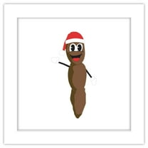 Gallery Pops South Park - Mr. Hankey Wall Art, White Framed Version, 12" x 12"