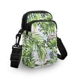 thumbnail image 3 of HELLHERO Crossbody Bags Polyester 2 Layers Underarm Shoulder Bag for Daily Use, Tropical Leaves Leopard, 3 of 7