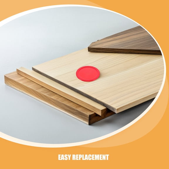 DEEPCRAFF 5-Pack Red Air Hockey Pucks Compatible with Various Table Game Setups for Enhanced Play