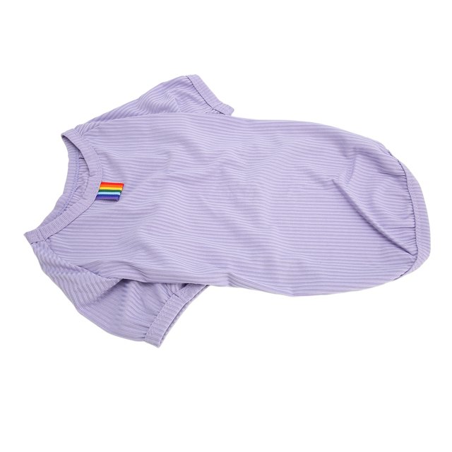 Camiseta para Perro Moda de Primavera y Verano con Estampado de Rayas Fina para Perro Transpirable Suave Elástica para Mascotas a Rayas para Cachorros Gatitos Gatos ANGGREK Otros