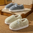 thumbnail image 4 of KANG Fleece Lined Indoor Outdoor Slippers With Heel Cover Winter Warm Sole For And, 4 of 4