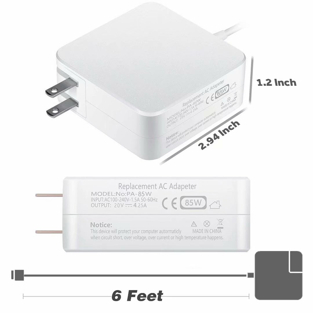 Ebk Replacement Ac Adapter Charger Power Supply 85w For Mid 12 13 14 15 Macpro Retina 15 Inch A1424 A1398 Za 85w Ms2 Walmart Com Walmart Com