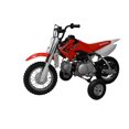 thumbnail image 2 of Hardline Products 1602-UT-H Wheels-4-Tots Rueda de entrenamiento universal negra de 8 pulgadas, 2 of 5