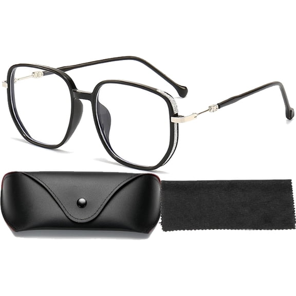 Blue Light Glasses for Woman, Computer Reading/Gaming/Phones Glasses, Anti Glare/UV400/Eye Strain