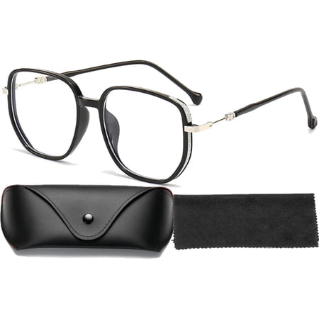 Blue Light Glasses for Woman, Computer Reading/Gaming/Phones Glasses, Anti Glare/UV400/Eye Strain