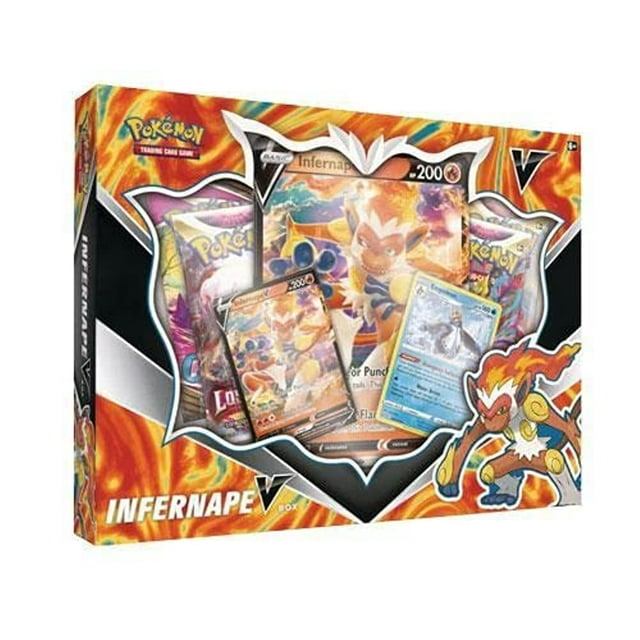 Juego de cartas coleccionables Pokémon Lost Origin Infernape V Box Set
