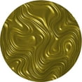 thumbnail image 1 of Ahgly Company Machine Washable Indoor Square Transitional Dark Golden Rod Brown Area Rugs, 3' Square, 1 of 7