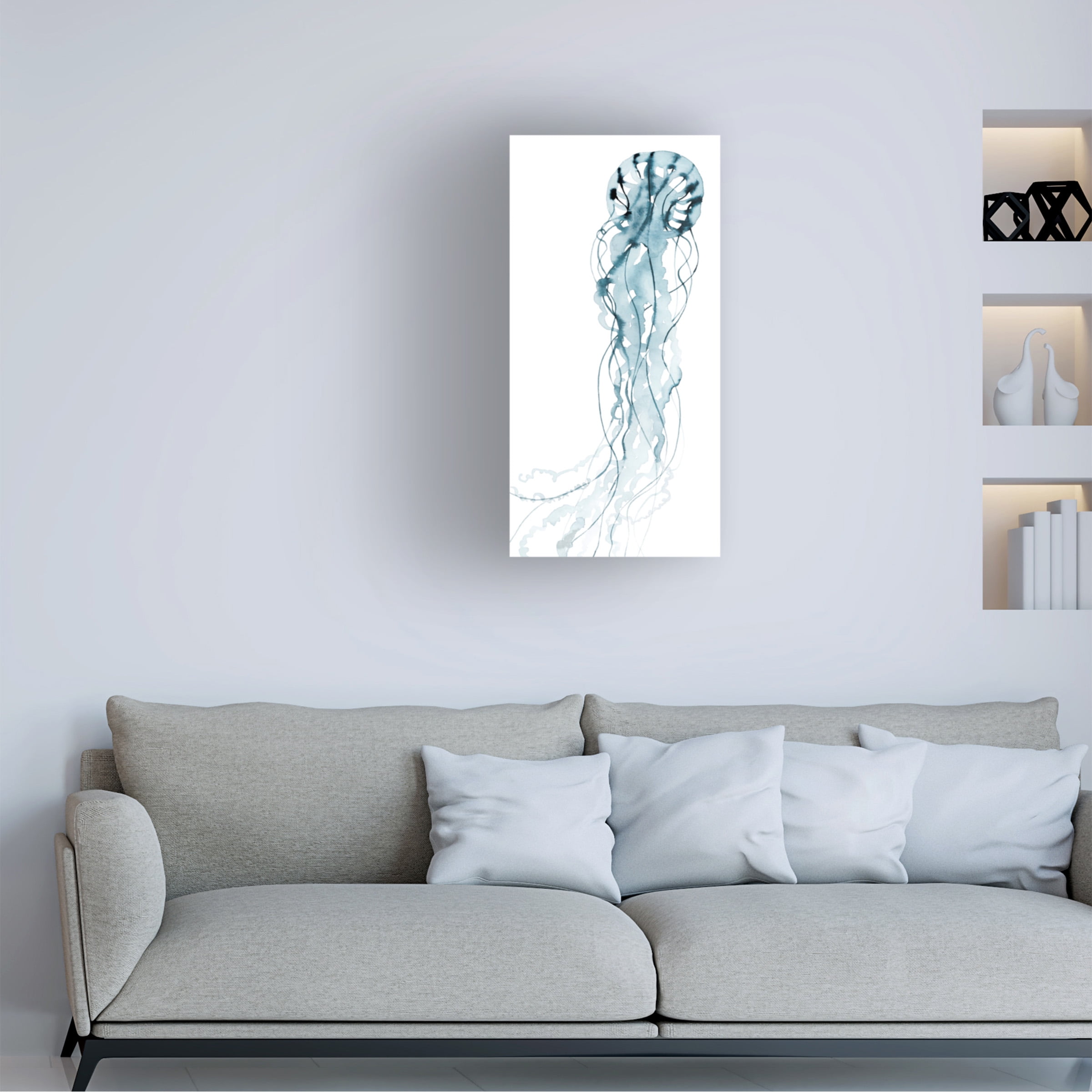 Grace Popp 'Deep Sea Jelly I' Canvas Art