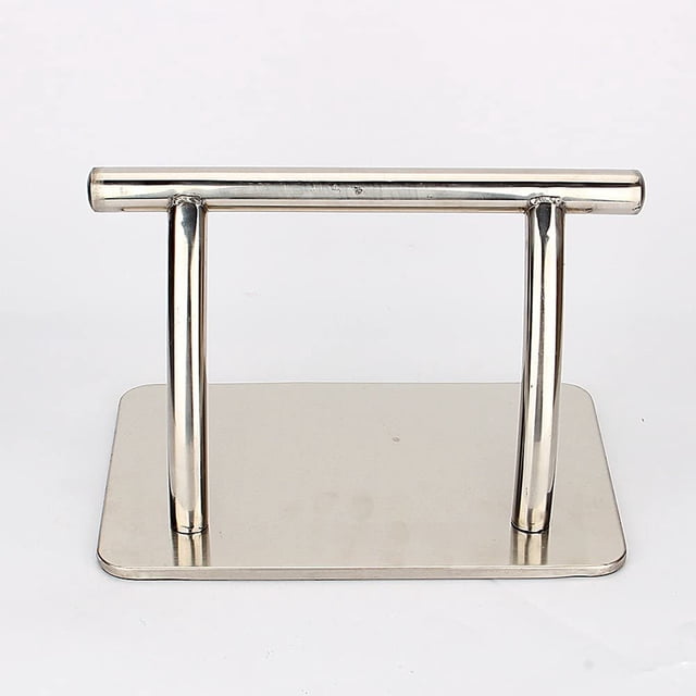 Reposapiés de acero inoxidable Silla de peluquería para barberos Equipo de salón Reposapiés