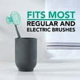 thumbnail image 4 of Steripod Clip-On Toothbrush Protector with Peppermint Essential Oils, Keeps Toothbrush Fresh and Clean, Fits Most Manual and Electric Toothbrushes, 2 Count, 4 of 7
