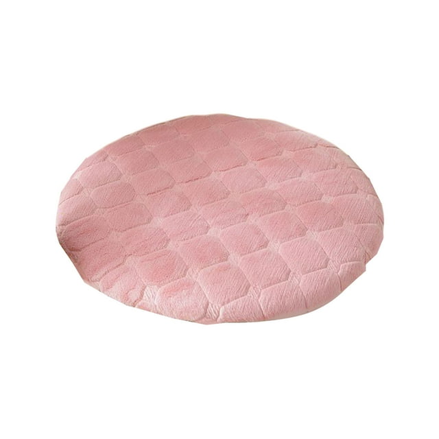SDNall Coussin de Chaise de Bureau, Coussin de Siège d'Auto, Coussin Rond en Peluche Coussin de Chaise Tatami Coussin Anti-Fuites Coussin de Sol Tabouret Rond Table à Manger Chaise de Salle à Manger Coussin Rond Coussin de Siège Hiver